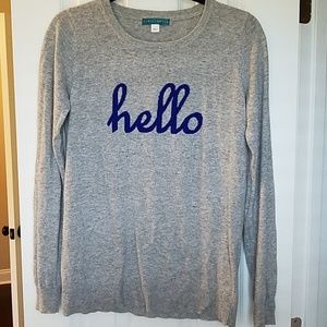 Pim + Larkin Hello & Goodbye sweater